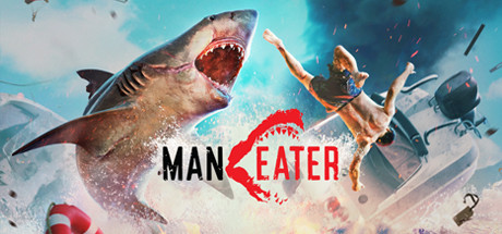 The Steam banner for Maneater.